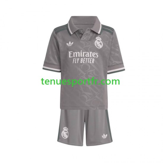 Kit Enfant Maillot Troisième Real Madrid 2024-2025 à Manches Courtes