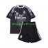 Kit Enfant Maillot Retro Troisième Real Madrid 2014 à Manches Courtes