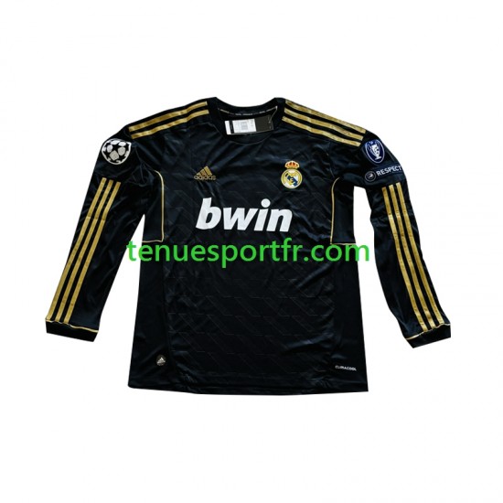 Homme Maillot Extérieur Real Madrid Cristiano Ronaldo 7 2011-2012 à Manches Longues