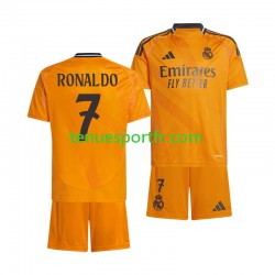 Kit Enfant Maillot Extérieur Real Madrid Cristiano Ronaldo 7 2024-2025 à Manches Courtes