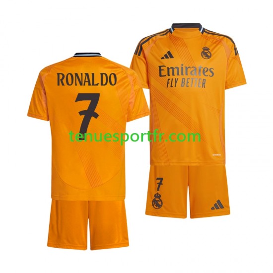 Kit Enfant Maillot Extérieur Real Madrid Cristiano Ronaldo 7 2024-2025 à Manches Courtes