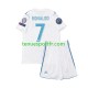 Kit Enfant Maillot Retro Domicile Real Madrid Cristiano Ronaldo 7 2017 à Manches Courtes