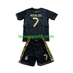 Kit Enfant Maillot Retro Extérieur Real Madrid Cristiano Ronaldo 7 2011-2012 à Manches Courtes