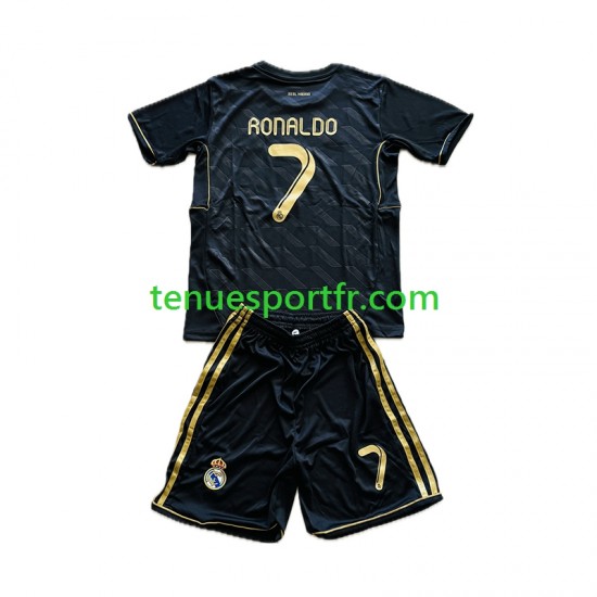 Kit Enfant Maillot Retro Extérieur Real Madrid Cristiano Ronaldo 7 2011-2012 à Manches Courtes