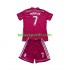 Kit Enfant Maillot Retro Extérieur Real Madrid Cristiano Ronaldo 7 2014-2015 à Manches Courtes