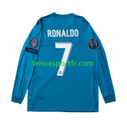 Kit Enfant Maillot Retro Troisième Real Madrid Cristiano Ronaldo 7 2017 à Manches Longues