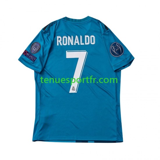 Kit Enfant Maillot Retro Troisième Real Madrid Cristiano Ronaldo 7 2017 à Manches Courtes