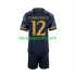 Kit Enfant Maillot Extérieur Real Madrid EDUARDO CAMAVINGA 12 2023-2024 à Manches Courtes