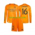 Kit Enfant Maillot Extérieur Real Madrid Endrick 16 2024-2025 à Manches Longues