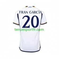 Homme Maillot Domicile Real Madrid Fran Garcia 20 2023-2024 à Manches Courtes
