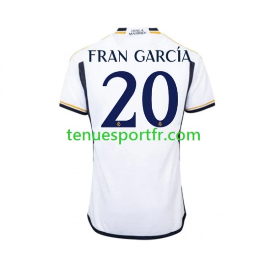 Homme Maillot Domicile Real Madrid Fran Garcia 20 2023-2024 à Manches Courtes