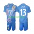 Kit Enfant Maillot Domicile Real Madrid Gardien Andriy Lunin 13 2024-2025 à Manches Courtes