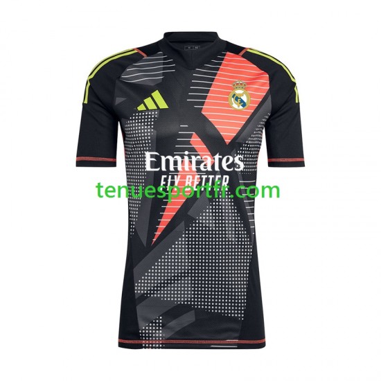 Homme Maillot Extérieur Real Madrid Gardien 2024-2025 à Manches Courtes