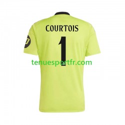 Homme Maillot Troisième Real Madrid Gardien COURTOIS 1 2024-2025 à Manches Courtes