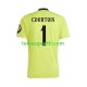 Homme Maillot Troisième Real Madrid Gardien COURTOIS 1 2024-2025 à Manches Courtes