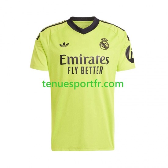 Homme Maillot Troisième Real Madrid Gardien COURTOIS 1 2024-2025 à Manches Courtes