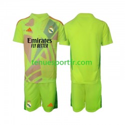 Kit Enfant Maillot Quatrième Real Madrid Gardien 2024-2025 à Manches Courtes