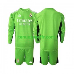 Kit Enfant Maillot Domicile Real Madrid Gardien 2023-2024 à Manches Longues