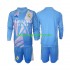 Kit Enfant Maillot Domicile Real Madrid Gardien 2024-2025 à Manches Longues