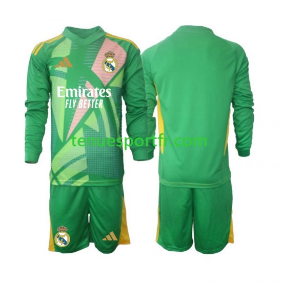 Kit Enfant Maillot Troisième Real Madrid Gardien 2024-2025 à Manches Longues