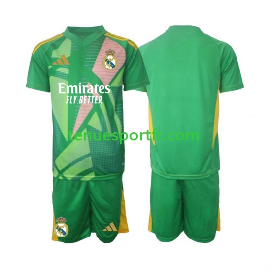 Kit Enfant Maillot Troisième Real Madrid Gardien 2024-2025 à Manches Courtes