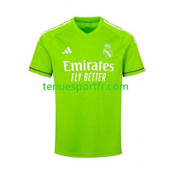 Homme Maillot Domicile Real Madrid Gardien 2023-2024 à Manches Courtes