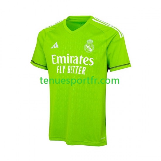 Homme Maillot Domicile Real Madrid Gardien 2023-2024 à Manches Courtes