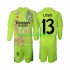 Kit Enfant Maillot Quatrième Real Madrid Gardien Lunin 13 2024-2025 à Manches Longues