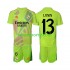 Kit Enfant Maillot Quatrième Real Madrid Gardien Lunin 13 2024-2025 à Manches Courtes