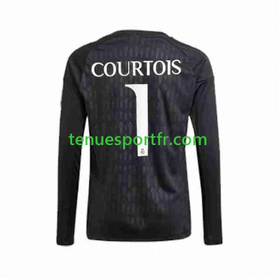 Homme Maillot Extérieur Real Madrid Gardien Thibaut Courtois 1 2023-2024 à Manches Longues