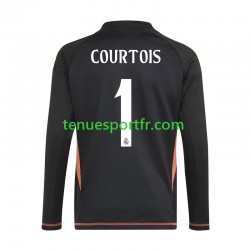 Homme Maillot Extérieur Real Madrid Gardien Thibaut Courtois 1 2024-2025 à Manches Courtes