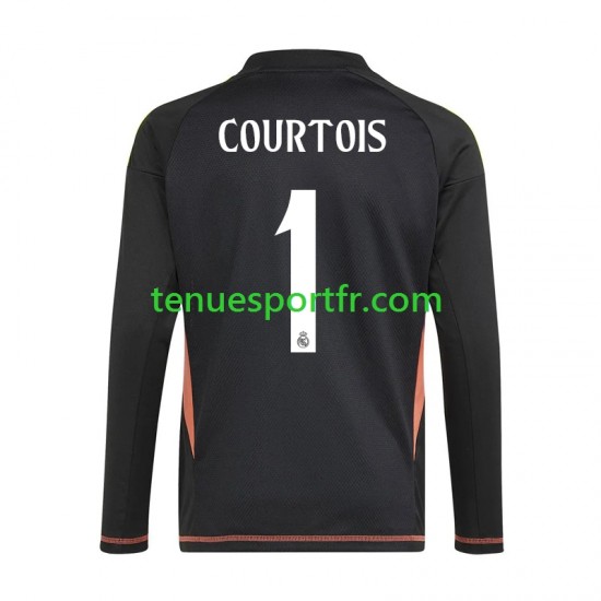 Homme Maillot Extérieur Real Madrid Gardien Thibaut Courtois 1 2024-2025 à Manches Courtes