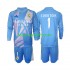 Kit Enfant Maillot Domicile Real Madrid Gardien Thibaut Courtois 1 2024-2025 à Manches Longues