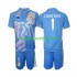Kit Enfant Maillot Domicile Real Madrid Gardien Thibaut Courtois 1 2024-2025 à Manches Courtes