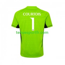 Homme Maillot Domicile Real Madrid Gardien Thibaut Courtois 1 2023-2024 à Manches Courtes