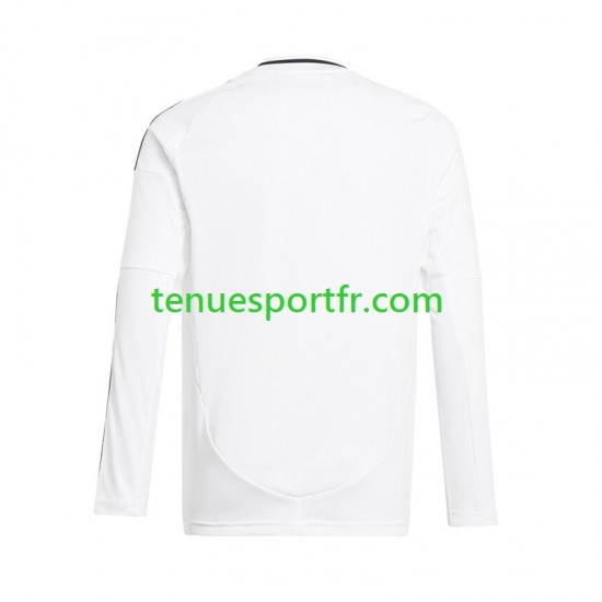 Homme Maillot Domicile Real Madrid 2024-2025 Blanc à Manches Longues