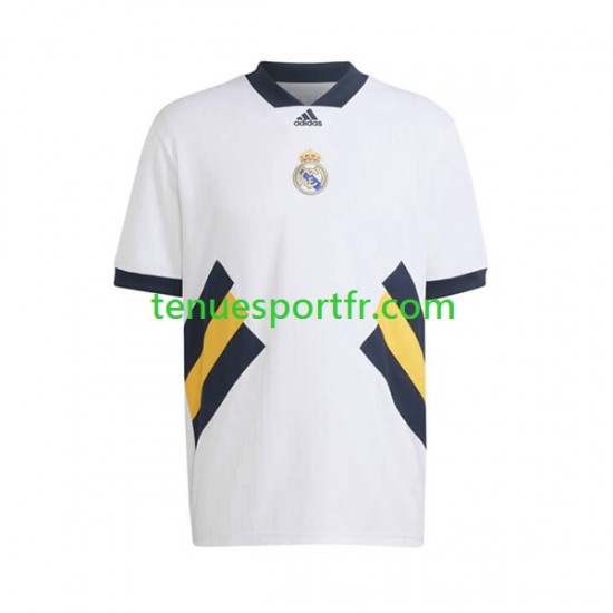 Homme Maillot Retro Domicile Real Madrid Icon 2022-2023 à Manches Courtes