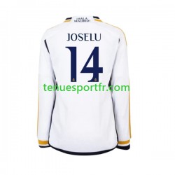 Homme Maillot Domicile Real Madrid JOSELU 14 2023-2024 à Manches Longues