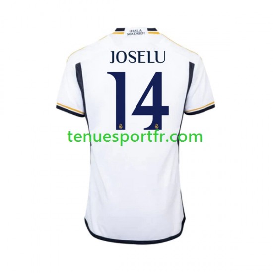 Homme Maillot Domicile Real Madrid JOSELU 14 2023-2024 à Manches Courtes