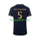 Homme Maillot Extérieur Real Madrid Jude Bellingham 5 2023-2024 à Manches Courtes