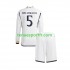 Kit Enfant Maillot Domicile Real Madrid Jude Bellingham 5 2023-2024 à Manches Longues