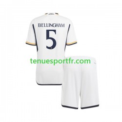 Kit Enfant Maillot Domicile Real Madrid Jude Bellingham 5 2023-2024 à Manches Courtes