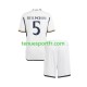 Kit Enfant Maillot Domicile Real Madrid Jude Bellingham 5 2023-2024 à Manches Courtes
