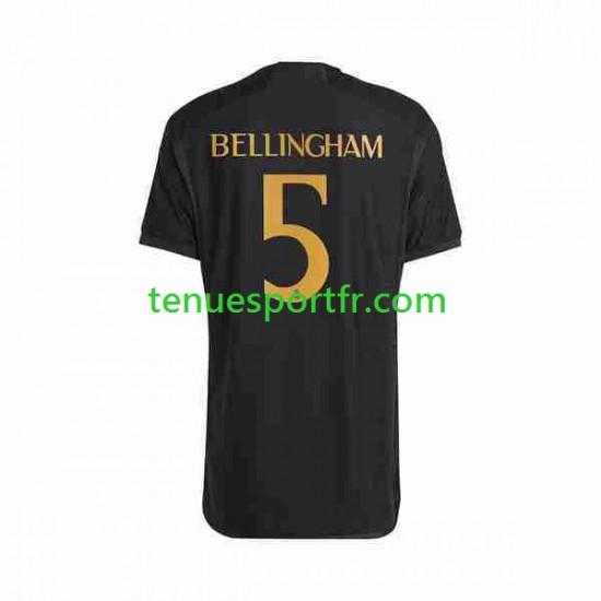 Homme Maillot Troisième Real Madrid Jude Bellingham 5 2023-2024 à Manches Courtes