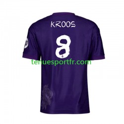 Homme Maillot Quatrième Real Madrid KROOS 8 Y-3 2023-2024 Violet à Manches Courtes