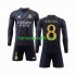 Kit Enfant Maillot Extérieur Real Madrid Kroos 8 2023-2024 à Manches Longues