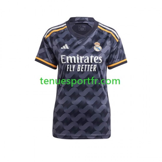 Femme Maillot Extérieur Real Madrid 2023-2024 à Manches Courtes