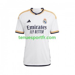 Femme Maillot Domicile Real Madrid 2023-2024 à Manches Courtes
