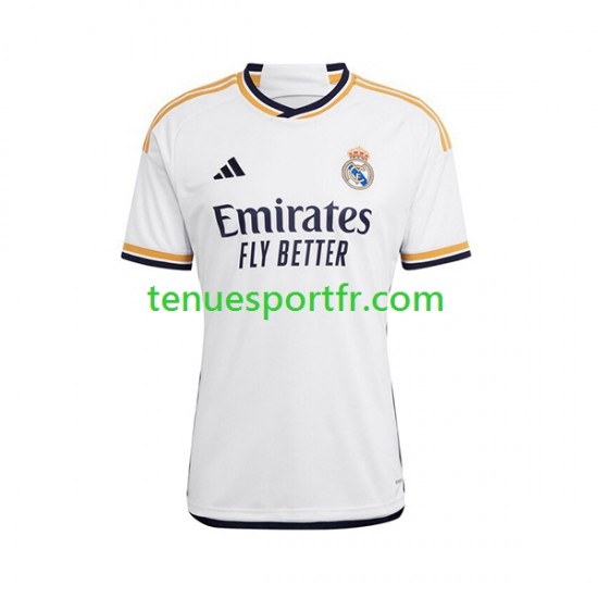 Femme Maillot Domicile Real Madrid 2023-2024 à Manches Courtes