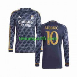 Homme Maillot Extérieur Real Madrid Luka Modric 10 2023-2024 à Manches Longues